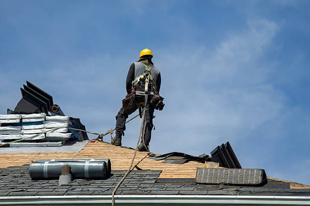 Professional Roofing technician working in Shiloh, NC